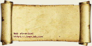 Andjelina Stanojev vizit kartica